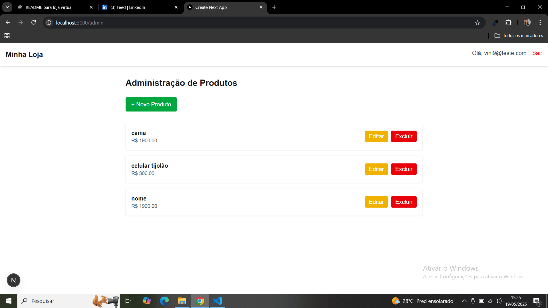 Imagem 4 do projeto Loja Virtual com Next.js e Firebase